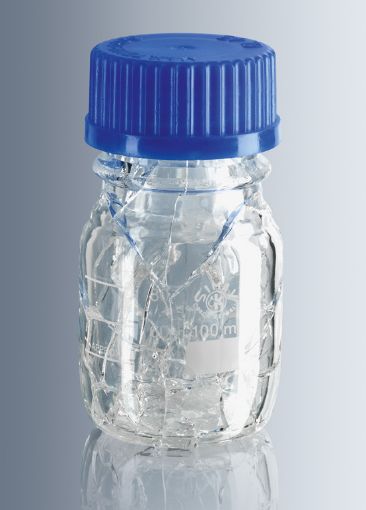 Picture of 5L Reagent Bottle plastic coated with screw cap, pack 6