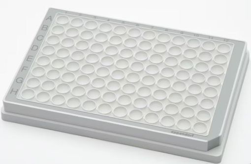 Picture of Microplate 96/V, wells white, PCR clean, gray, 80 plates (5 bags × 16 plates)