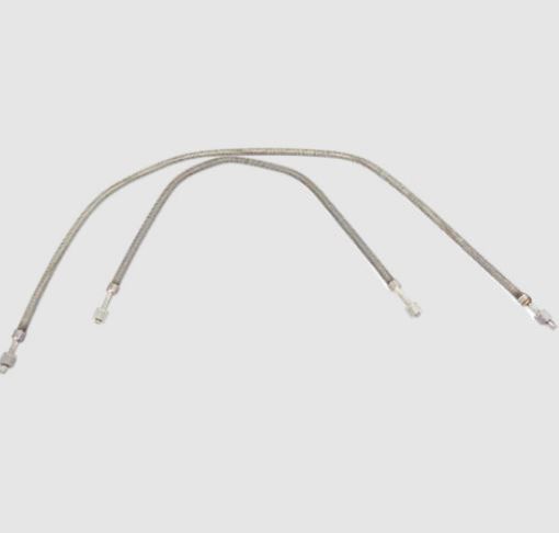 3" stainless steel flex line with Swagelok nuts