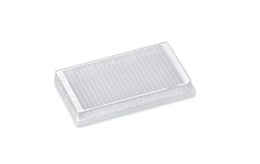 Microplate 384/F, wells clear, RecoverMax® well design, PCR clean, white, 80 plates (5 bags × 16 plates)