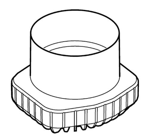 Picture of Adapter for 500 mL bottle, for 1 bottle 500 mL Corning®, for Rotor S-4xUniversal, 2 pcs.
