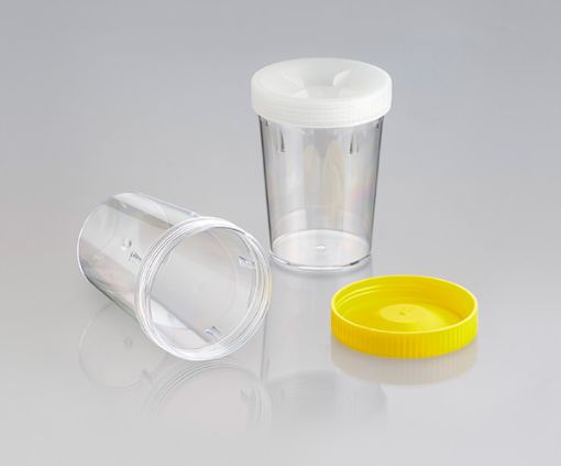 Picture of Container 500ml PC Yellow Cap Gamma Sterile, 72 per Carton