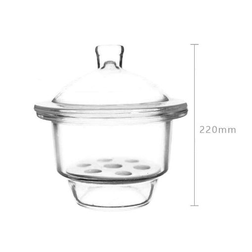 Picture of Desiccator, Plain, Glass, w/Knob & Plate, 150mm