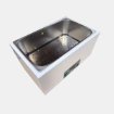 Picture of 30L Water Bath, ambient +5 to 100°C, includes clear acrylic gabled Lid and Drain Switch
