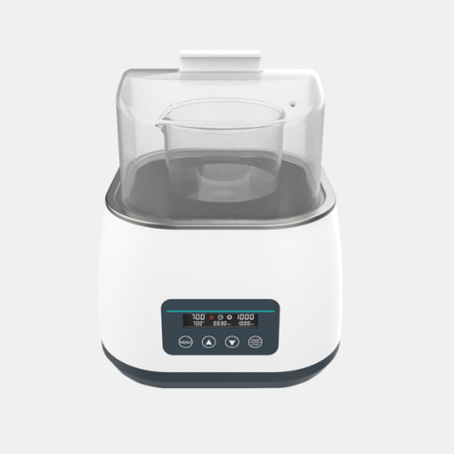 Picture of 6L Water Bath with stirrer function, ambient +5 to 100°C, Timer, includes acrylic gabled Lid