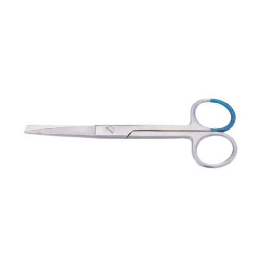 Picture of Dressing Scissors 12.5cm Straight Sharp/Blunt Sterile Carton of 50