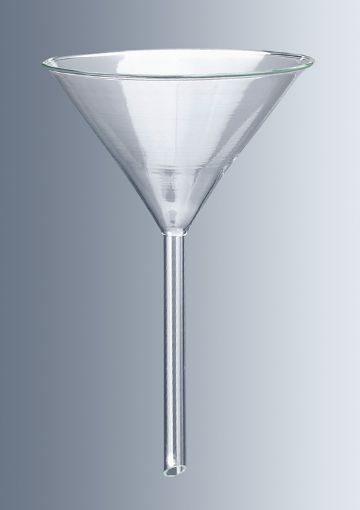 Picture of 45mm diameter Funnel, Short Stem, Borosilicate glass