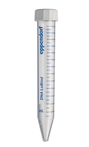 Picture of Eppendorf Conical Tubes, 15 mL, DNA LoBind, PCR clean, colourless, 200 tubes (4 bags × 50 tubes) (previously 0030122208)