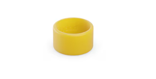 Picture of ColorTag pipette marking rings, 19mm, neon yellow, pack of 10