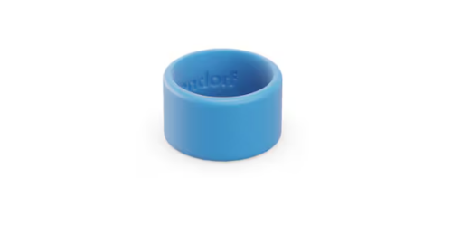 Picture of ColorTag pipette marking rings, 19mm, neon blue, pack of 10
