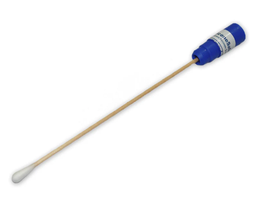 Picture of Dry Swab, Wood shaft with applicator, labelled Pack of 100
