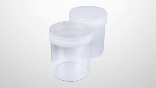 Picture of Container 500mL PS w/natural PP cap box 75