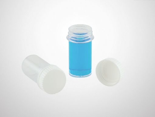 Picture of Vial 25mL PS white PE screwcap box1000