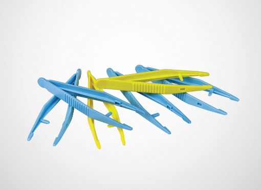 Picture of Forceps PS blue 107mm 10/bag sterile box 1000