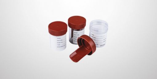 Picture of Container 70mL white PP w/brown PE scoop box 500