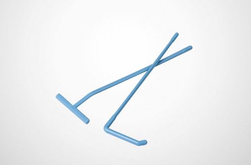 Picture of Spreader L bar PS blue sterile 25/sleeve box 3000