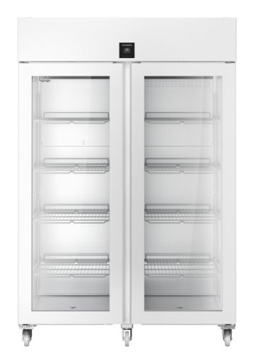 Picture of 1447L Pharmacy and Laboratory Refrigerator, shelves, glass door, white