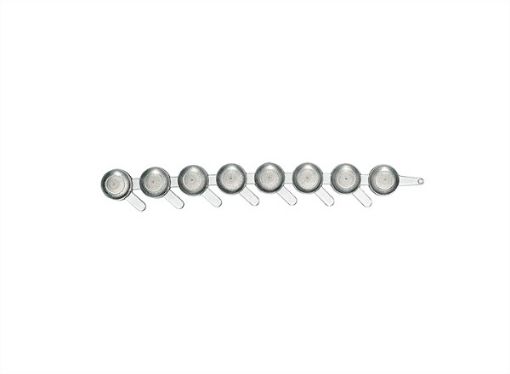 Picture of 8-Strip Caps for 1.2mL 8-Strip Tubes, Sterile, 125 strips per pack