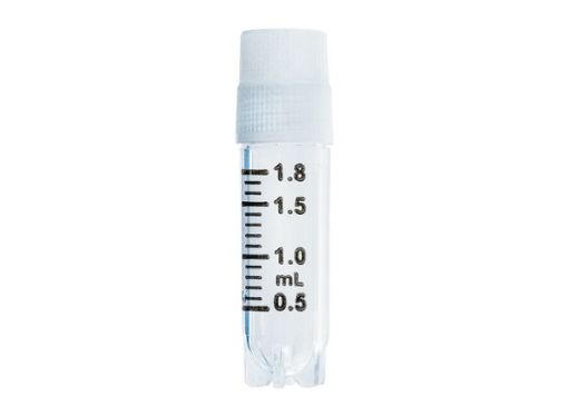 Picture of 1.8ml Cryofreeze Vial with external thread, Star grip base, Sterile, pack 100