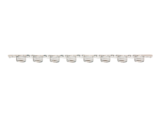 Picture of 8-Strip Flat Caps, Optically-Clear for Real-Time PCR, 125 strips per pack