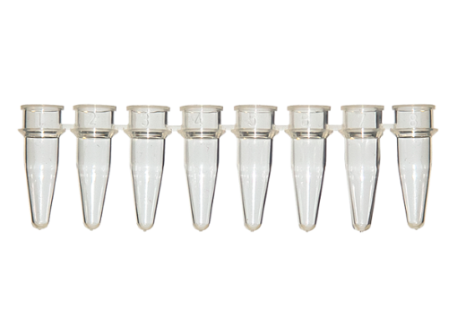 Picture of 8-Strip Tubes, Clear, 125 strips per pack