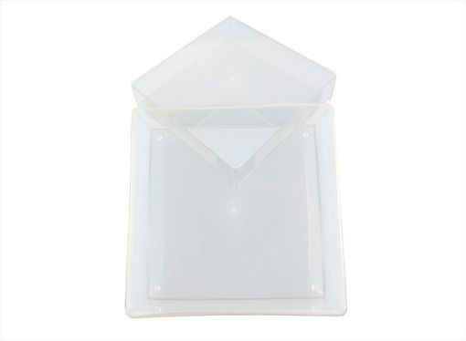Picture of FreezerBox w lid, no wells/slots, 125x125x43mm, 5 freezer boxes per pack