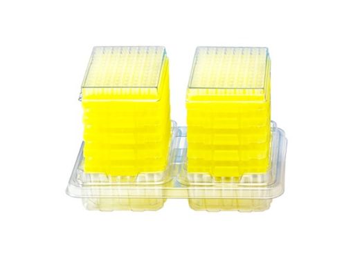 Picture of 300µL EcoPac Cleanroom Low Retention Refills, 2 x 5 Reloads, 960 tips per pack