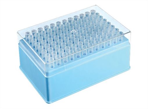 Picture of 20µL Robotic Biomek FX-Type Tips In 96-Position, Racked, Sterile, 10 racks per pack