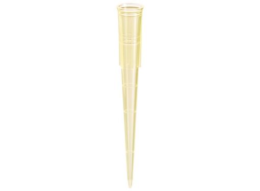 Picture of 200µL Yellow, Beveled Tips, Ecopac Refill Standard Tips, 2 x 5 Reloads, 960 tips per pack