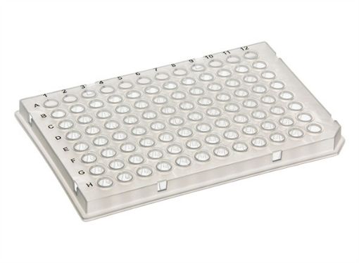 Picture of 96-Well PCR Plate Semi Skirt, Low Profile, LightCycler, Clear, 10 per pack