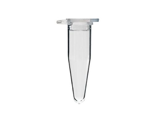 Picture of 0.2mL Individual PCR Tube with Optically-Clear Flat Cap, Clear, 1000 per pack