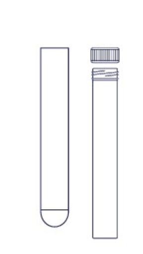 Picture of Tube only 10mL PP flat base box 1000