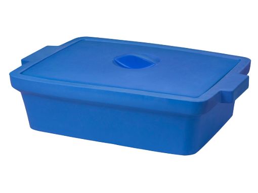 Picture of Ice pan 9L, rectangular with lid, maxi, blue