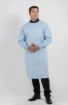 Picture of Lab Gown, Stanley Classic, Blue, 3 pocket, knit cuffs, size Medium