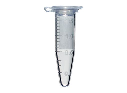 Picture of 1.5mL Graduated Microcentrifuge Tubes, Clear, 500 per pack