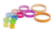 Picture of ColorTag pipette marking rings, 24mm, light yellow, pack of 10