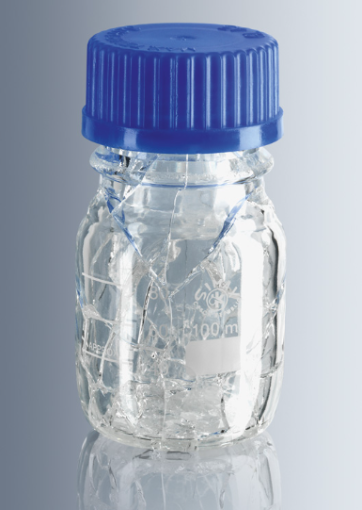 Picture of 1L Reagent Bottle plastic coated with screw cap, pack 10